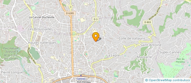 localisation de l'entreprise TEREA FORMATION à CANNES