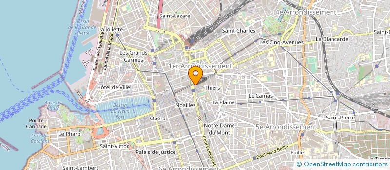 localisation de l'entreprise TEREA - TERRE ENVIRONNEMENT à MARSEILLE