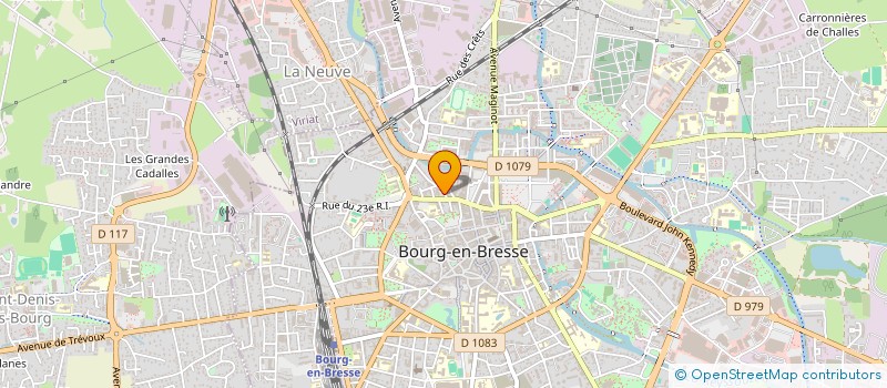 localisation de l'entreprise TEREAS à BOURG-EN-BRESSE