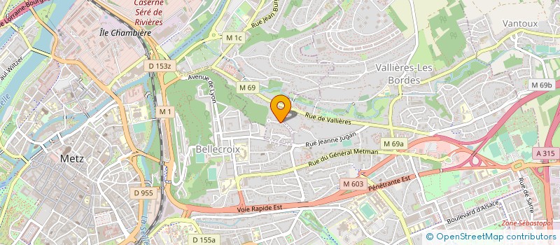 localisation de l'entreprise TEREB.MS  METZ