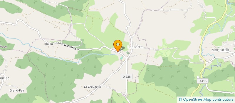 localisation de l'entreprise TEREBEL à LASSERRE