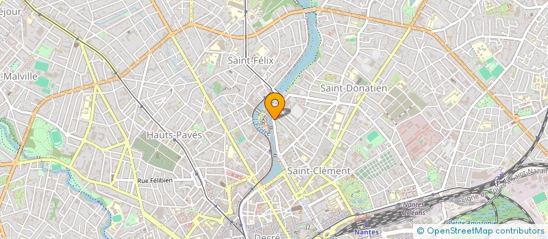 localisation de l'entreprise TERELIA à NANTES