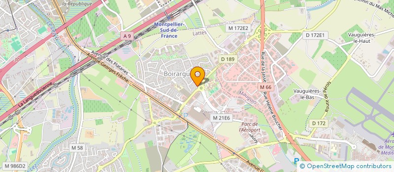 localisation de l'entreprise TEREM à LATTES