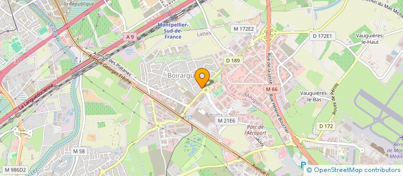localisation de l'entreprise TEREM COURTAGE à LATTES