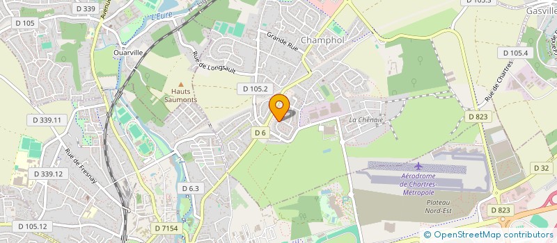 localisation de l'entreprise TEREMA 28 à CHAMPHOL