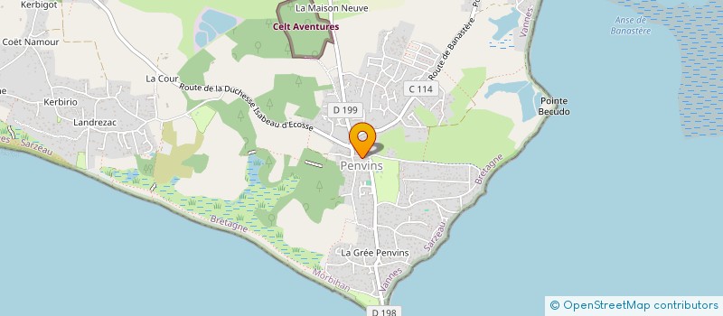 localisation de l'entreprise TEREMER  SARZEAU