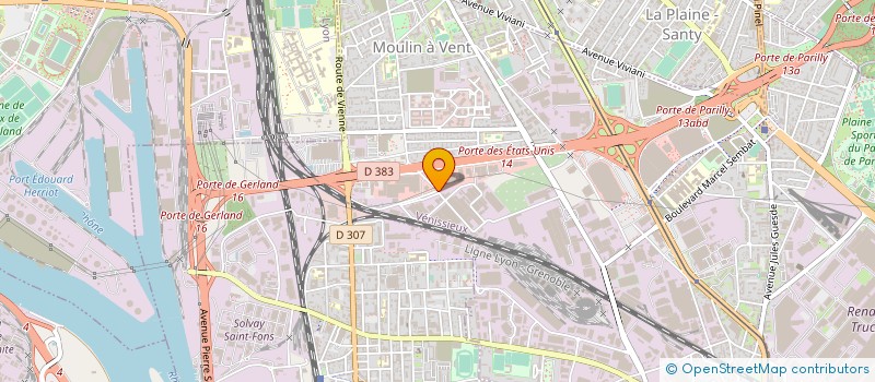 localisation de l'entreprise TERENVIE à VENISSIEUX