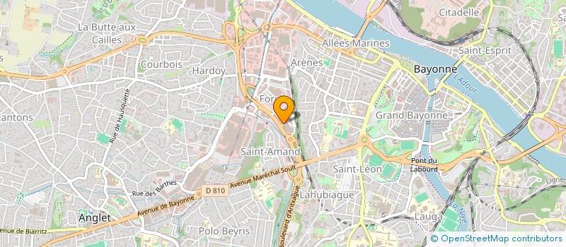 localisation de l'entreprise TEREO à BAYONNE