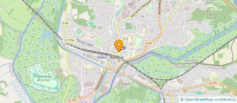 localisation de l'entreprise TEREO ATLANTIQUE  REDON