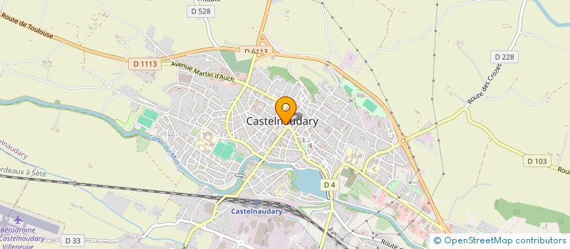localisation de l'entreprise TERES à CASTELNAUDARY