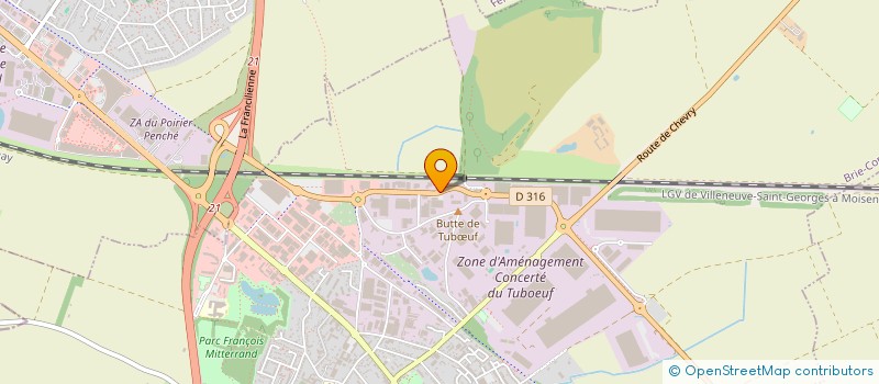 localisation de l'entreprise TERESINHA  BRIE-COMTE-ROBERT