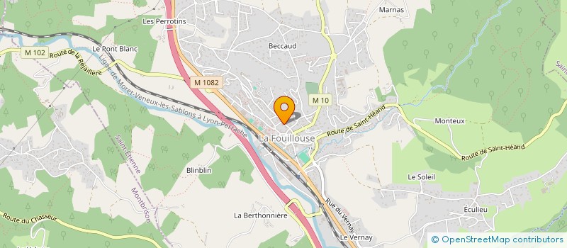localisation de l'entreprise TERFEU à LA FOUILLOUSE