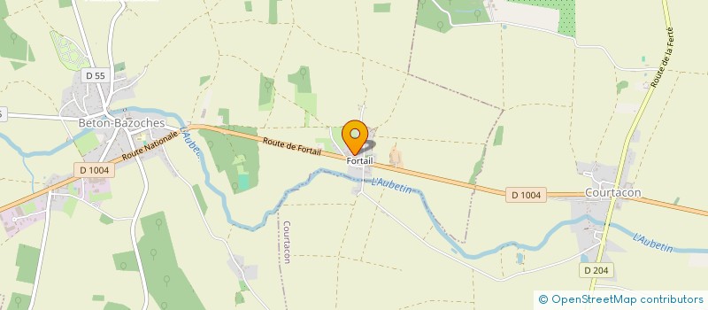 localisation de l'entreprise TERFI  BETON-BAZOCHES