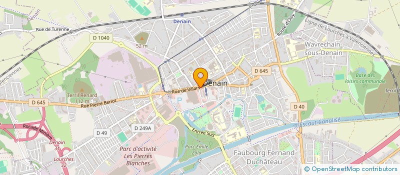 localisation de l'entreprise TERGANIER LARBI & CHOUKRAT MOHAMED à DENAIN