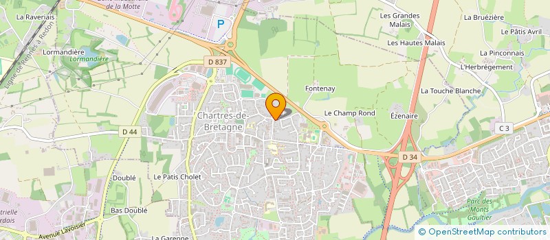 localisation de l'entreprise TERGAR FRANCE  CHARTRES-DE-BRETAGNE