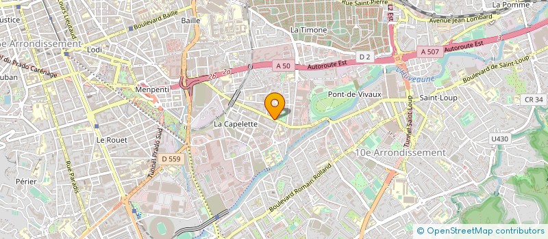 localisation de l'entreprise TERGHAM à MARSEILLE