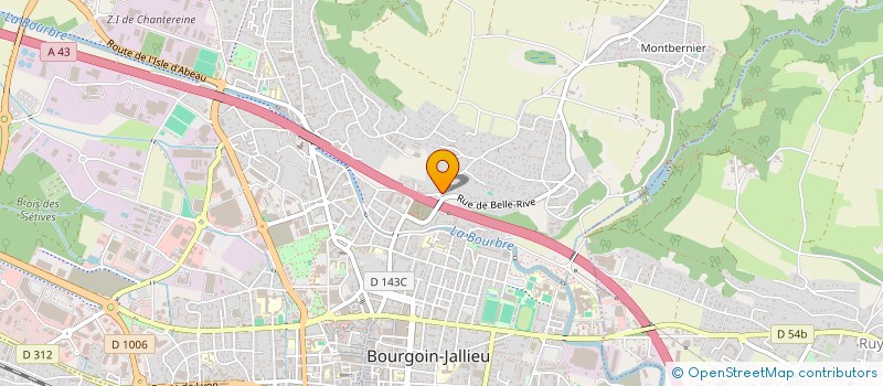 localisation de l'entreprise TERGIL CONSEILS à BOURGOIN-JALLIEU