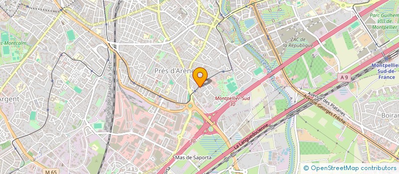 localisation de l'entreprise TERGO  MONTPELLIER