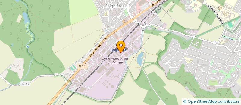 localisation de l'entreprise TERH HOLDING  COIGNIERES