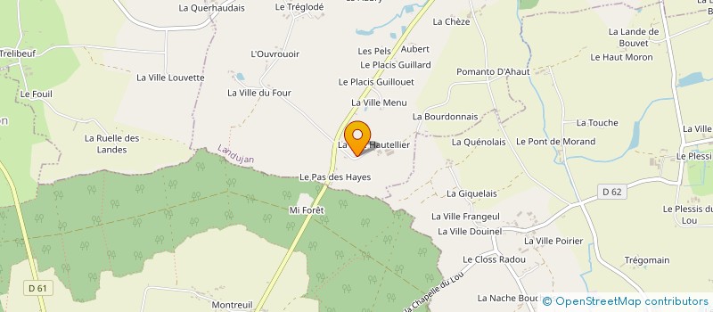 localisation de l'entreprise TERICA  LANDUJAN