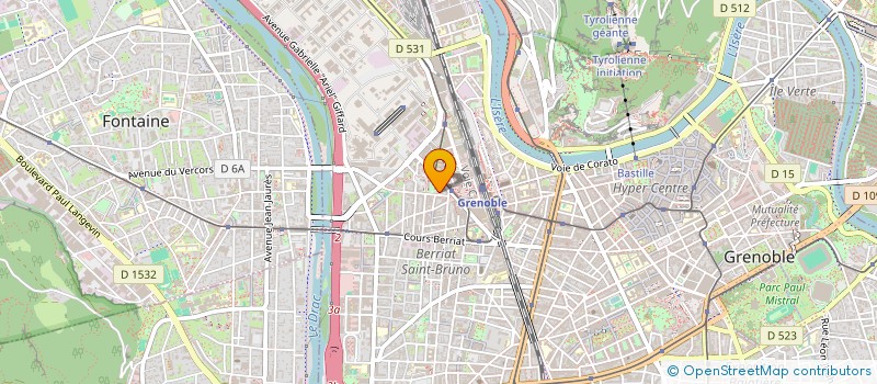 localisation de l'entreprise TERII à GRENOBLE