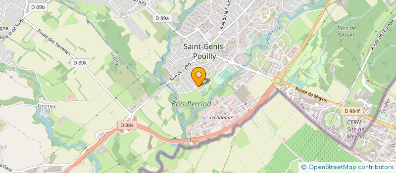 localisation de l'entreprise TERIMMOBILIER à SAINT-GENIS-POUILLY