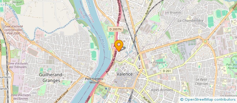 localisation de l'entreprise TERISSE  BOURG-LES-VALENCE