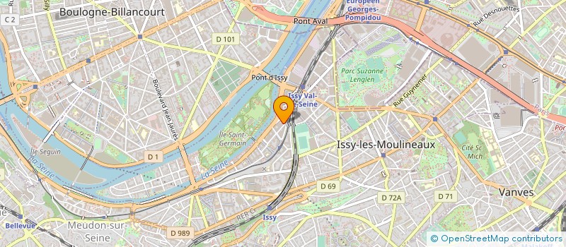 localisation de l'entreprise TERITORIA à ISSY-LES-MOULINEAUX