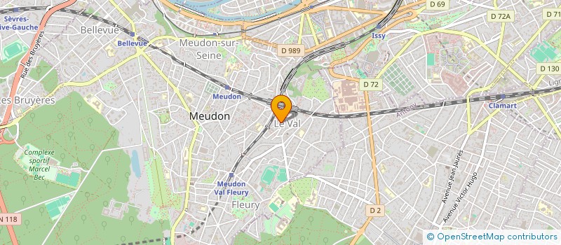 localisation de l'entreprise TERIYA  MEUDON