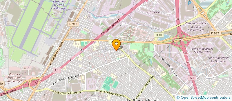 localisation de l'entreprise TERIYA AMITIE à LE BLANC-MESNIL