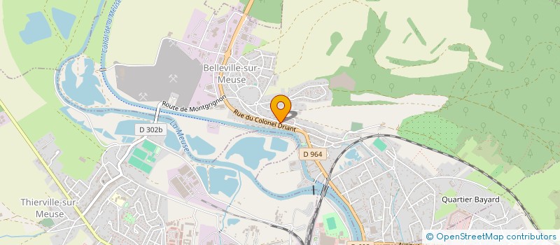 localisation de l'entreprise TERKER à BELLEVILLE-SUR-MEUSE