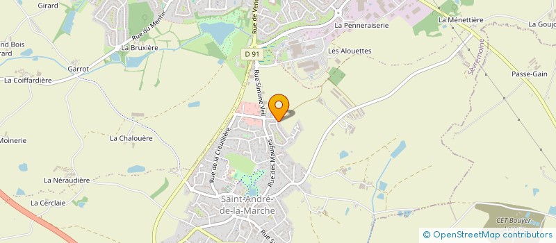 localisation de l'entreprise TERLAIN à BEAUPREAU-EN-MAUGES