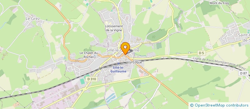 localisation de l'entreprise TERMA & FILS PRODUCTIONS  SILLE-LE-GUILLAUME