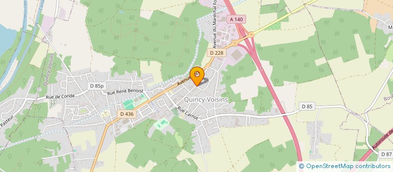 localisation de l'entreprise TERMA-IMMO  QUINCY-VOISINS