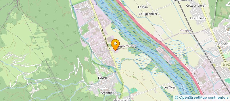 localisation de l'entreprise TERMAT TRAVAUX PUBLICS à NOYAREY