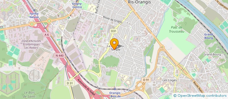 localisation de l'entreprise TERME EVENT à RIS-ORANGIS