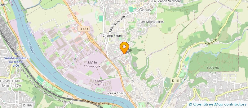 localisation de l'entreprise TERMEA  NEUVILLE-SUR-SAONE