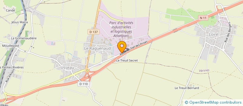 localisation de l'entreprise TERMEX  SAINTE-SOULLE