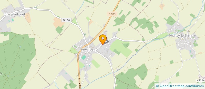 localisation de l'entreprise TERMIA  ORVILLIERS