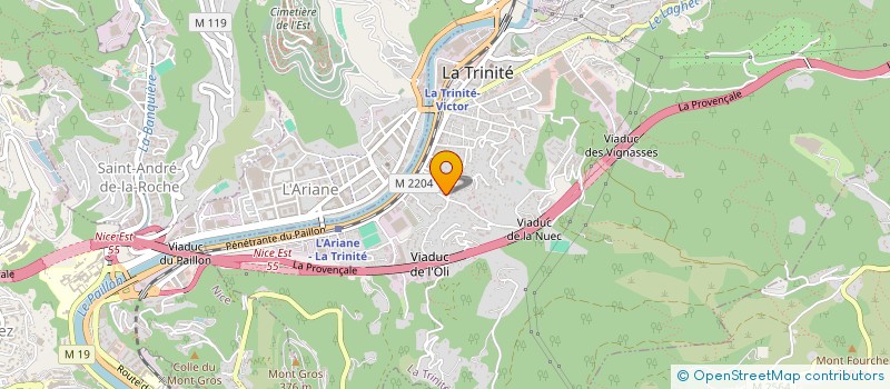 localisation de l'entreprise TERMICH à LA TRINITE