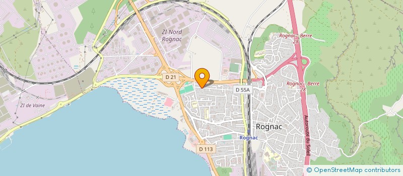 localisation de l'entreprise TERMICLIM à ROGNAC