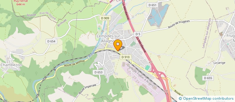 localisation de l'entreprise TERMINAL 33  LEMPDES-SUR-ALLAGNON