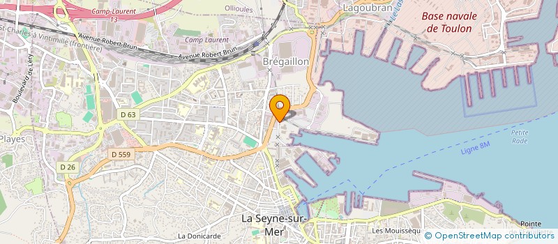 localisation de l'entreprise TERMINAL AUTOMOB SERVICES à LA SEYNE-SUR-MER
