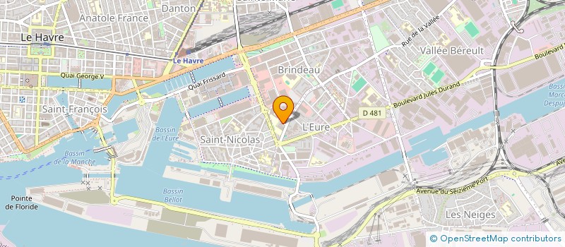 localisation de l'entreprise TERMINAL SUPPORT à LE HAVRE