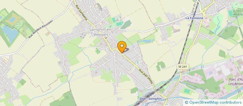 localisation de l'entreprise TERMINE BONSOIR  SAINGHIN-EN-WEPPES