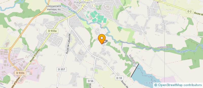 localisation de l'entreprise TERMINUS  HAGETMAU