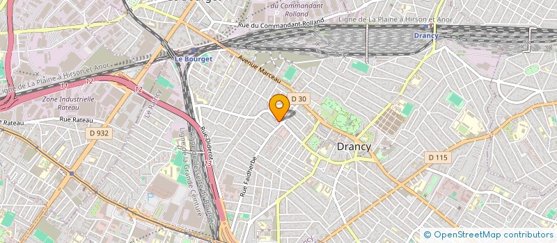 localisation de l'entreprise TERMINUS  DRANCY