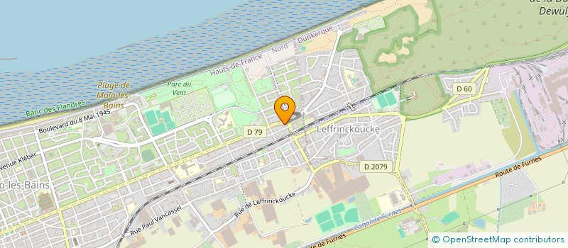 localisation de l'entreprise TERMINUS à DUNKERQUE