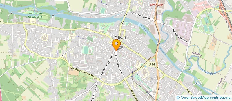 localisation de l'entreprise TERMINUS GARAGE SARL à OLIVET