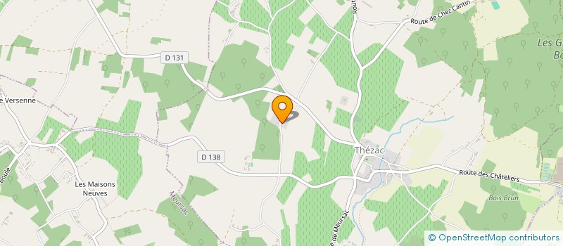 localisation de l'entreprise TERMIT'PRO à THEZAC